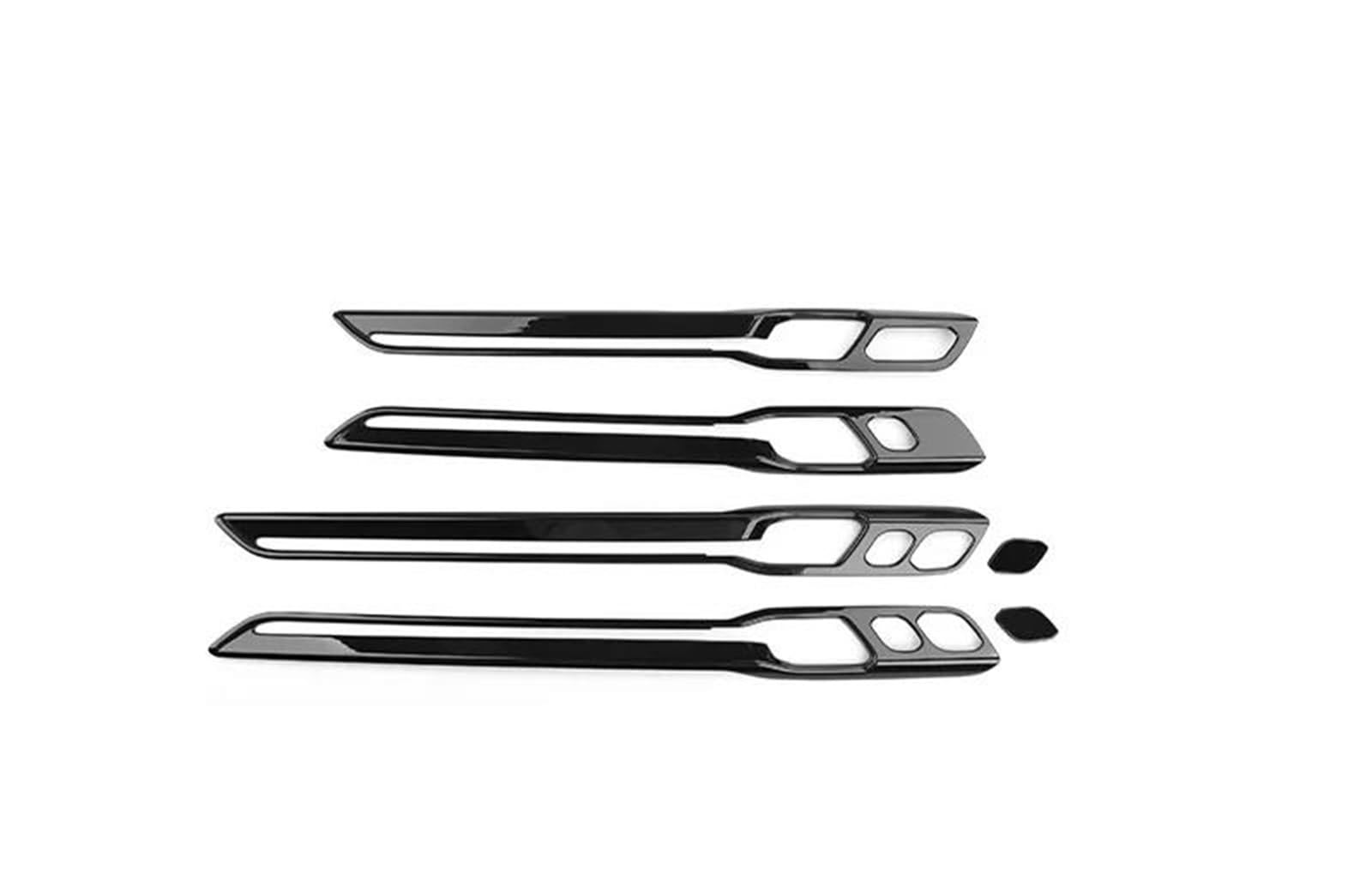 LHD RHD for Kia EV9 2023 2024 2025 Car Tuning Carbon Fiber Inner Door Panel Cover Trim Interior Decal Trim(LHD for Carbon)