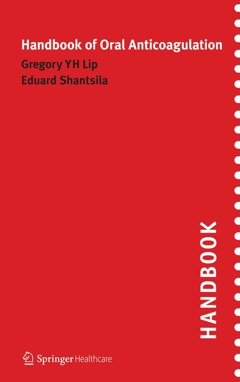 Buy Handbook of Oral Anticoagulation — BookShops.in