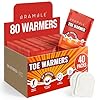 BRAMBLE 80 Calentadores Pies (40 Pares Parches de Calor Pies) Plantillas Calor Pies, 8-10 Horas de Calor