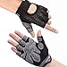 Hually Guantes Gimnasio para Hombre y Mujer, Gym Guantes Transpirable con Protección Completa de Muñeca y Palma, Antideslizante Guantes Crossfit para Levantamiento de Pesas, Musculación, Fitness (M)