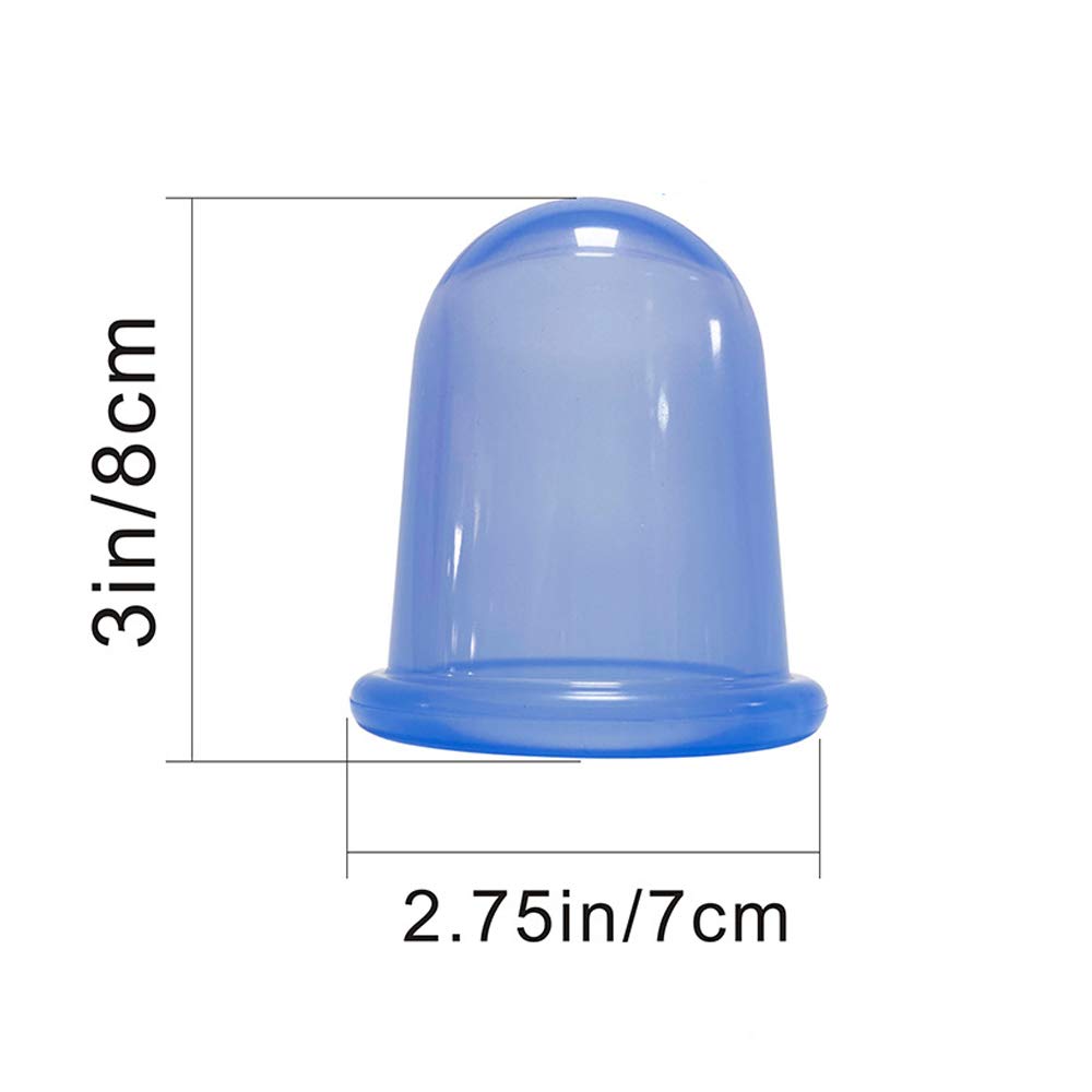 Silicone Massage Cups, Massage Cupping Therapy Sets (Big Size*2) - Image 2