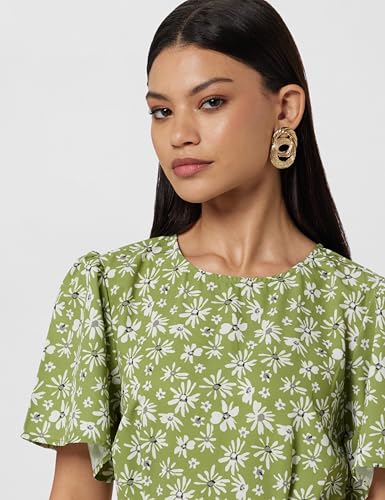 Image of Van Heusen Women's Fit and Flare Knee Length Printed Formal Dress