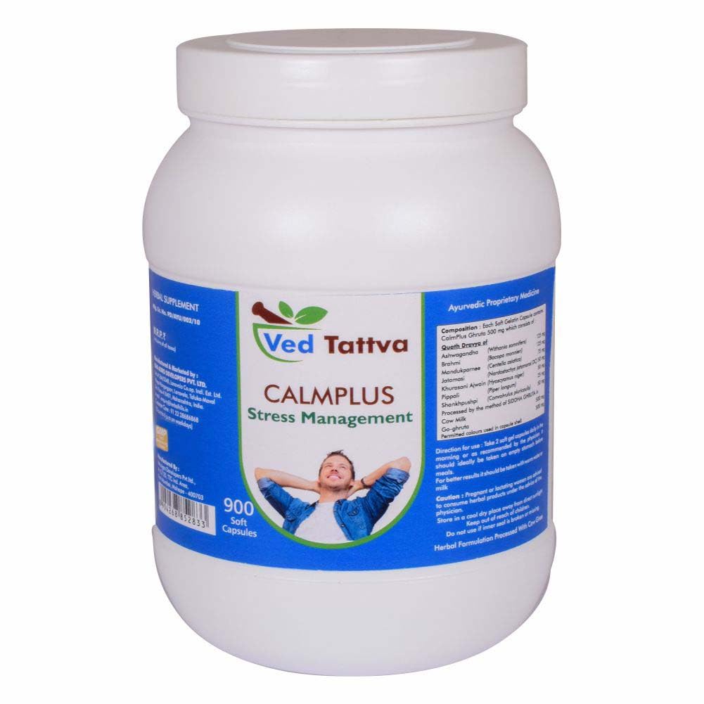 Ved Tattva CalmPlus Capsules 900 Capsules Pack of 1 (B095HL37GG) Amazon Price History, Amazon Price Tracker