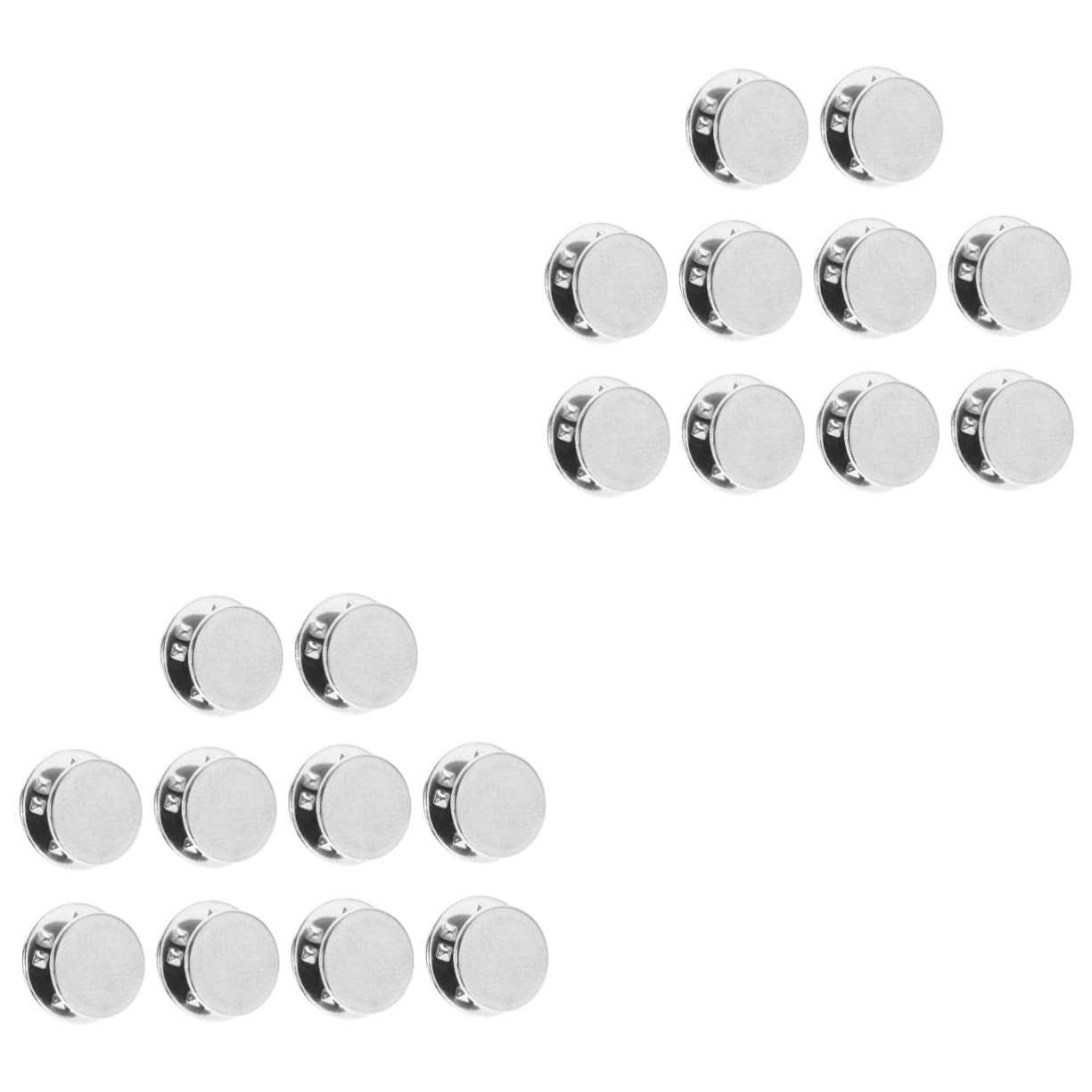 FOMIYES 2sets 10pcs Pin Back Clutch Locking Pins Durable Compact and Easy to Use Brooch Accessories for DIY Jewelry Making and Craft Projects 10pcs*2