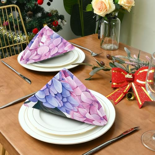 Servilletas de tela multicolor floral paquete x6 miniatura 4