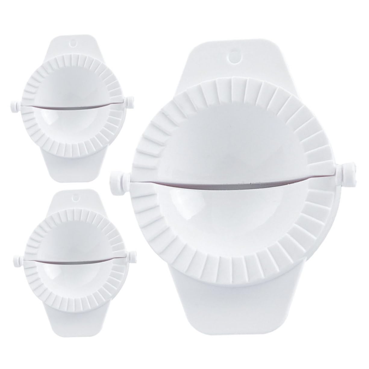 Ciieeo 3pc Dumpling Maker Press Machine Manual Dough Presser for Dumpling Wrappers