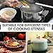 Patelai 4 Pcs Silicone Assist Hot Pan Handle Holder Pot Handle Covers for Cast Iron Skillets Holder Sleeve Nonslip Heat Resistant Pan Cover for Enameled Griddles Casserole Frying Cookware(Light Gray)