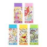 プラス 消しゴム エアイン 限定 ディズニー パステルアート ミックス 5色 36-580×5
