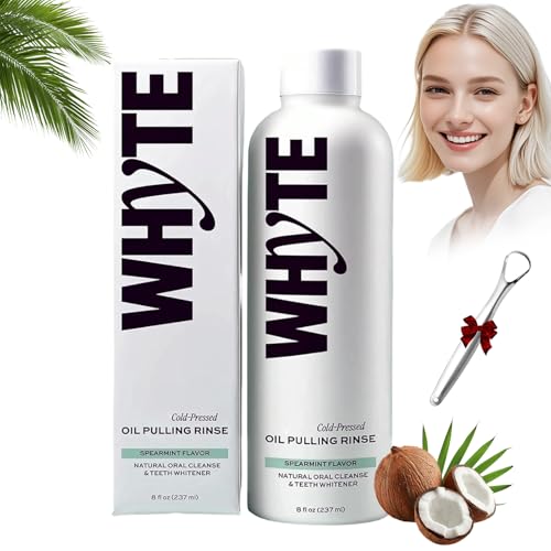 Enjuague Bucal Con Aceite De Menta Verde, Enjuague Bucal Con Aceite Whyte, Enjuagu Bucl Con Acite Whytf, Enjuage Buca Con Aceie De Menta Verde (1 unidad)