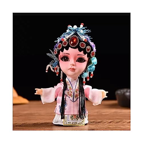 Lingula Statue Figurines Desktop Beijing Gift Beijing Style Doll Doll Decorations Beijing Opera Facial Makeup Opera Character Gifts Chinese Style Decorative Ornaments (Color : 6)