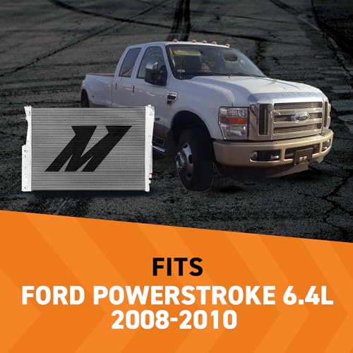 Mishimoto MMRAD-F2D-08V2 Performance Aluminum Radiator, Compatible with Ford Powerstroke 6.4L, 2008-2010 - Image 3