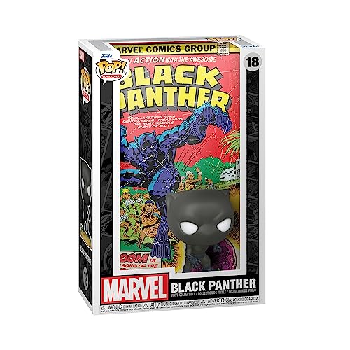 Funko Pop! Comic Cover: Marvel - Black Panther - Figura De Vinilo Coleccionable - Idea De Regalo- Mercancia Oficial - Juguetes Para Niños Y Adultos - Muñeco Para Coleccionistas Y Exposición