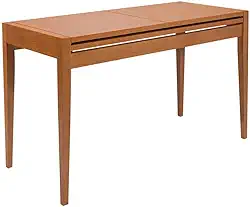 Mesa de Jantar Retrátil/Extensível em Madeira e MDF Pina Oppa Design - Nozes