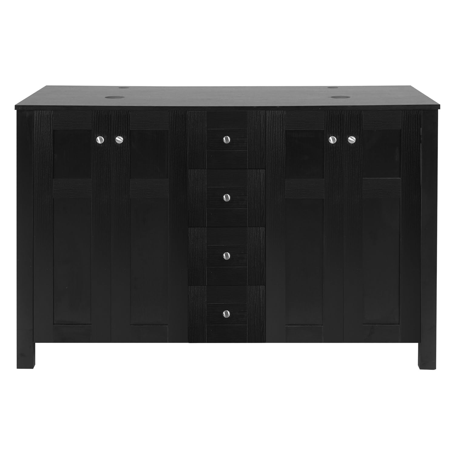 SOLIDEE modern black 48 inch bathroom vanity cabinet