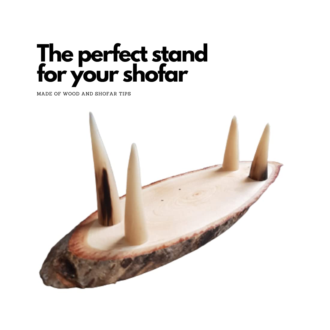 Kudu Horn Shofar Stand – Made In Israel