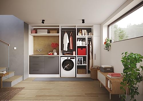 Hoover H-WASH 350 H3WPS6106TAMB-S Waschmaschine/Energieeffizienzklasse A/Füllmenge 10 kg/Eco-Power Inverter Motor/Power Care System/ActiveSteam/Wi-Fi + Bluetooth / 16 Programme