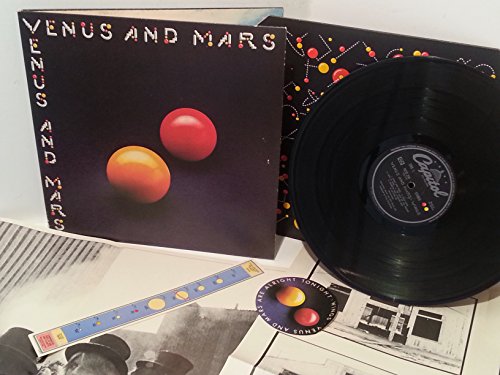 WINGS venus and mars WITH sticker and superhype hype sticker which reads "venus and mars are alright tonight- wings". PCTC 254