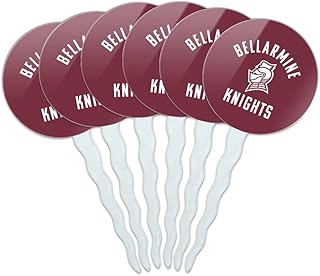 GRAPHICS & MORE Bellarmine University Knights Logo Cupcake Picks Toppers Decoration Set of 6