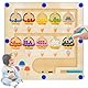 RunHero Montessori Spielzeug Labyrinth Holz Magnetspiel Lernspiele Motorikspielzeug Kinderspielzeug Geschenk für ab 2 3 4 5 6 7 8 Jahre Kinder