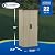 Suncast 22 Cubic Feet Capacity Tall Plastic Vertical Outdoor Shed for Garden, Backyard, Patio, or Pool Supplies Storage, Brown