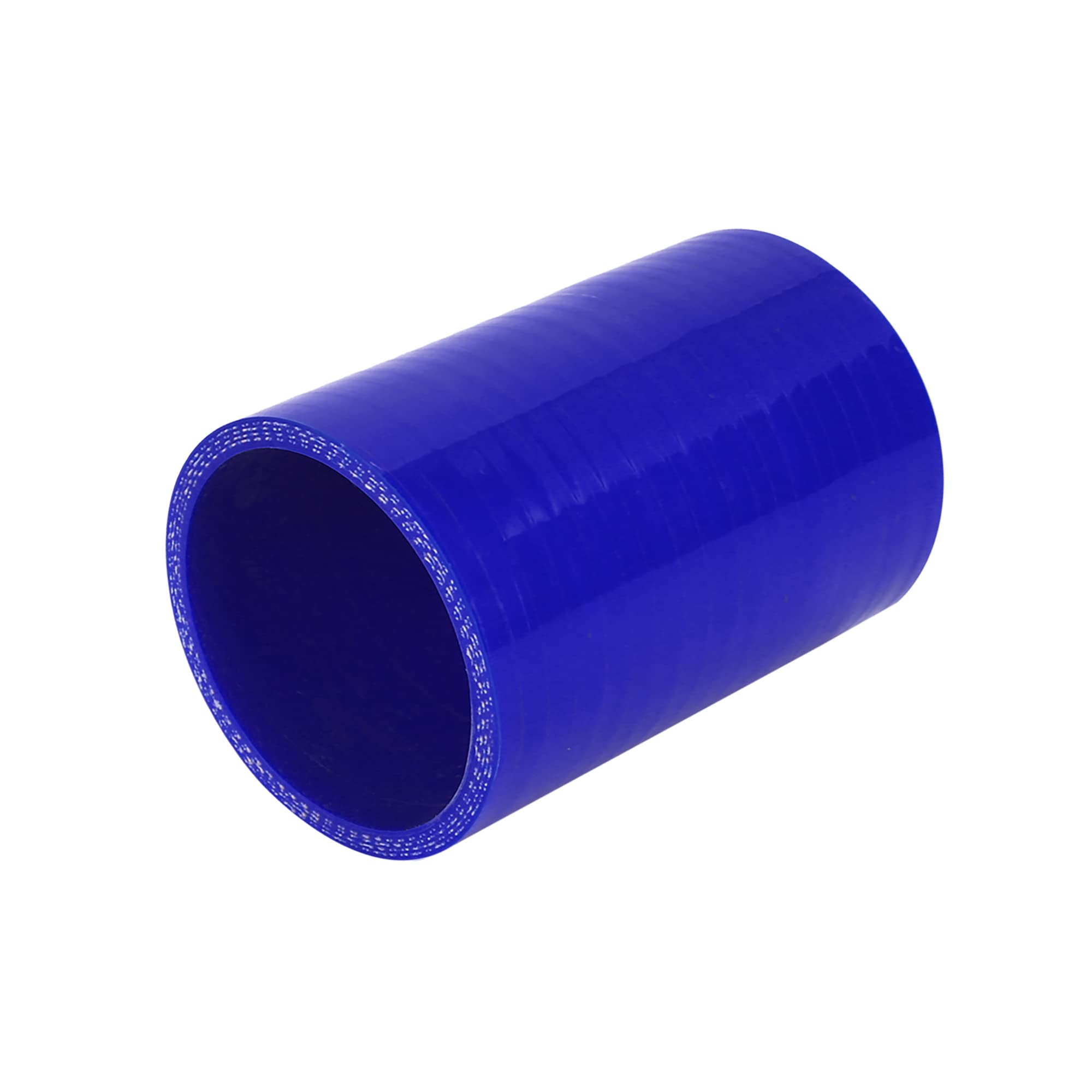 A ABSOPRO Auto Dritto Tubo 65mm ID Accoppiatore Intercooler Tubo Blu Silicone