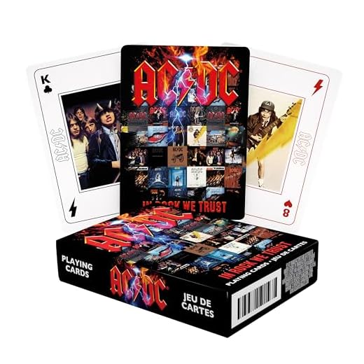 AQUARIUS AC/DC en Roca Nosotros Trust Conjunto de 52 Playing Tarjetas Bromistas