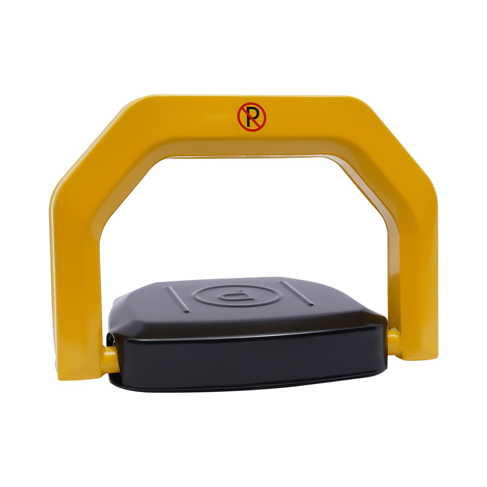 Parkplatzsperre Mit Fernbedienung, 48 * 38cm Parksperre Klappbar, Ferngesteuerter Parkpfosten Wasserdicht, 3T Tragfähigkeit, Automatische Alarmierung