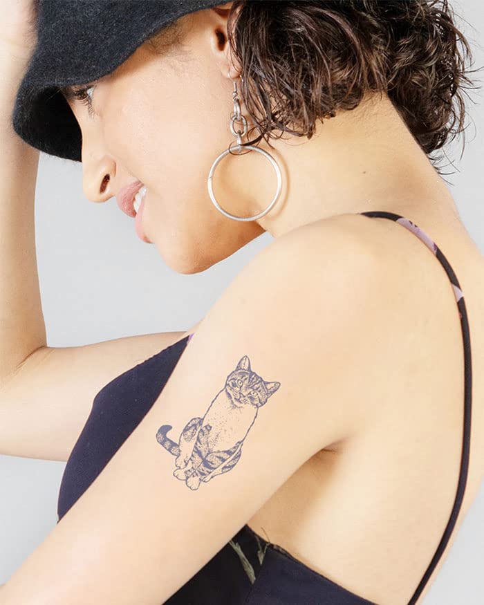 Miniatura 2 de Inkbox Tatuajes temporales, tatuaje semipermanente, un tatuaje de alta calidad, fácil de larga duración, resistente al agua con tinta For Now  Dura