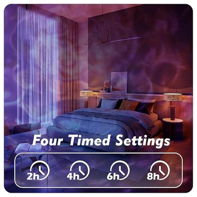 Hekation Outdoor Projector Lights Waterproof With Remote and Timing