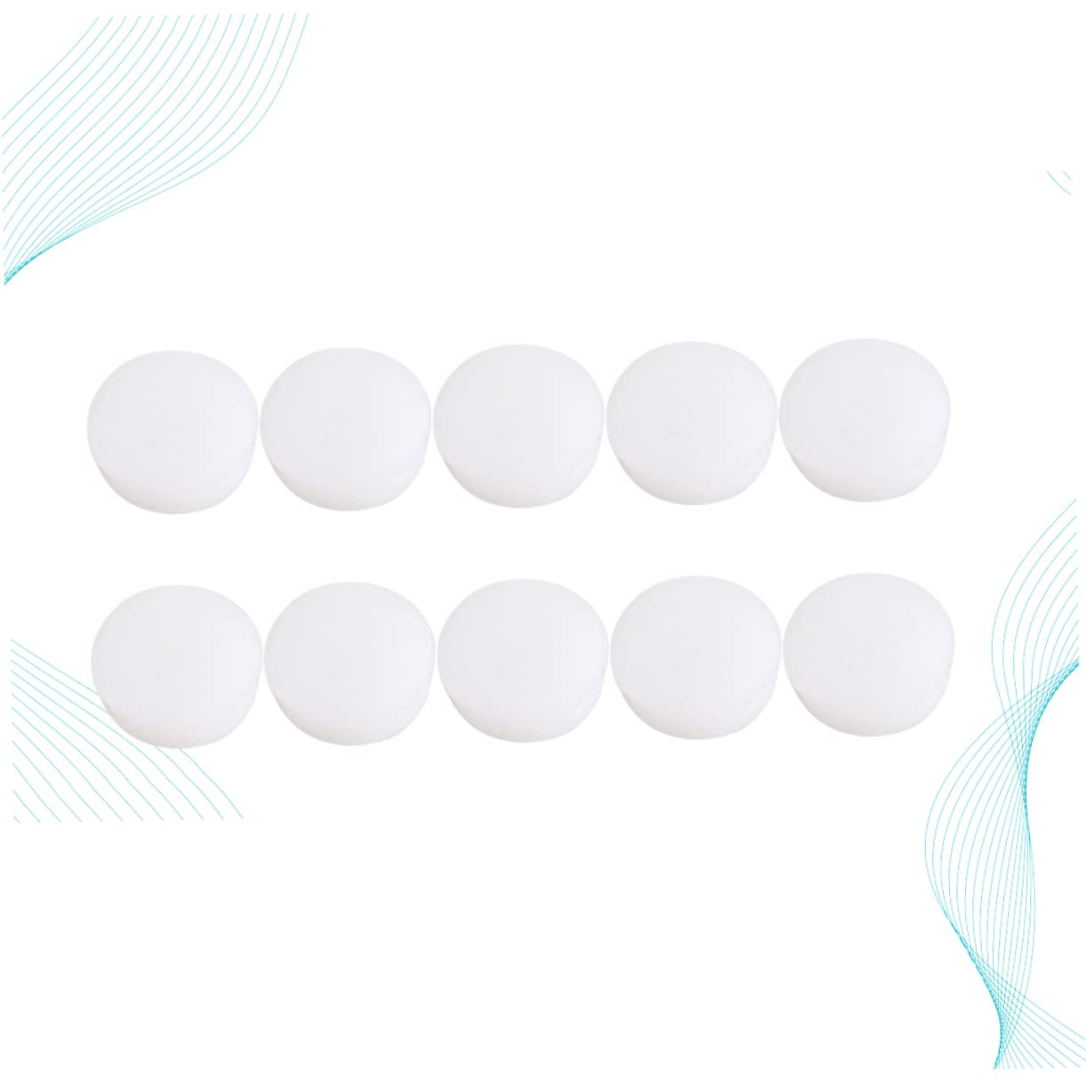 Vaguelly 10Pcs Open Hole Plug for Flutes Durable Rubber Sound Hole Plugs Essential Flute Repair Parts Accessory