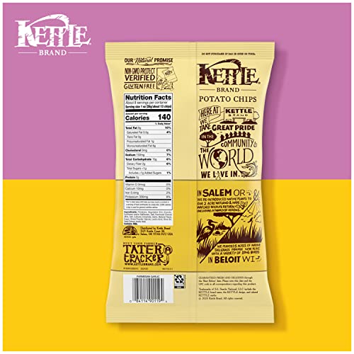 Image of Kettle Brand Potato Chips, Parmesan Garlic Kettle Chips, 8.5 Oz