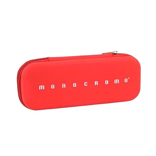 Pigna, Astuccio ovale MONOCROMO, semi - rigido, Rosso, Confezionato singolarmente