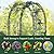 Plow & Hearth Arch Metal Outdoor Garden Arbor | Montebello | 84-in (H) x 53-in (W) x 23-in (D) | Black | Iron Trellis Lattice for Climbing Plants | Wedding | Outdoor Patio Décor