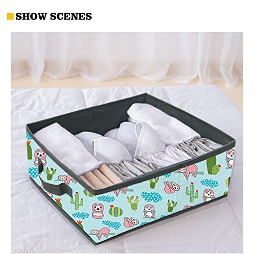Doginthehole T-DEA0006D22-15 Yellow School Bus Pattern Drawer Divider Organizer Basket Bins thumb #5