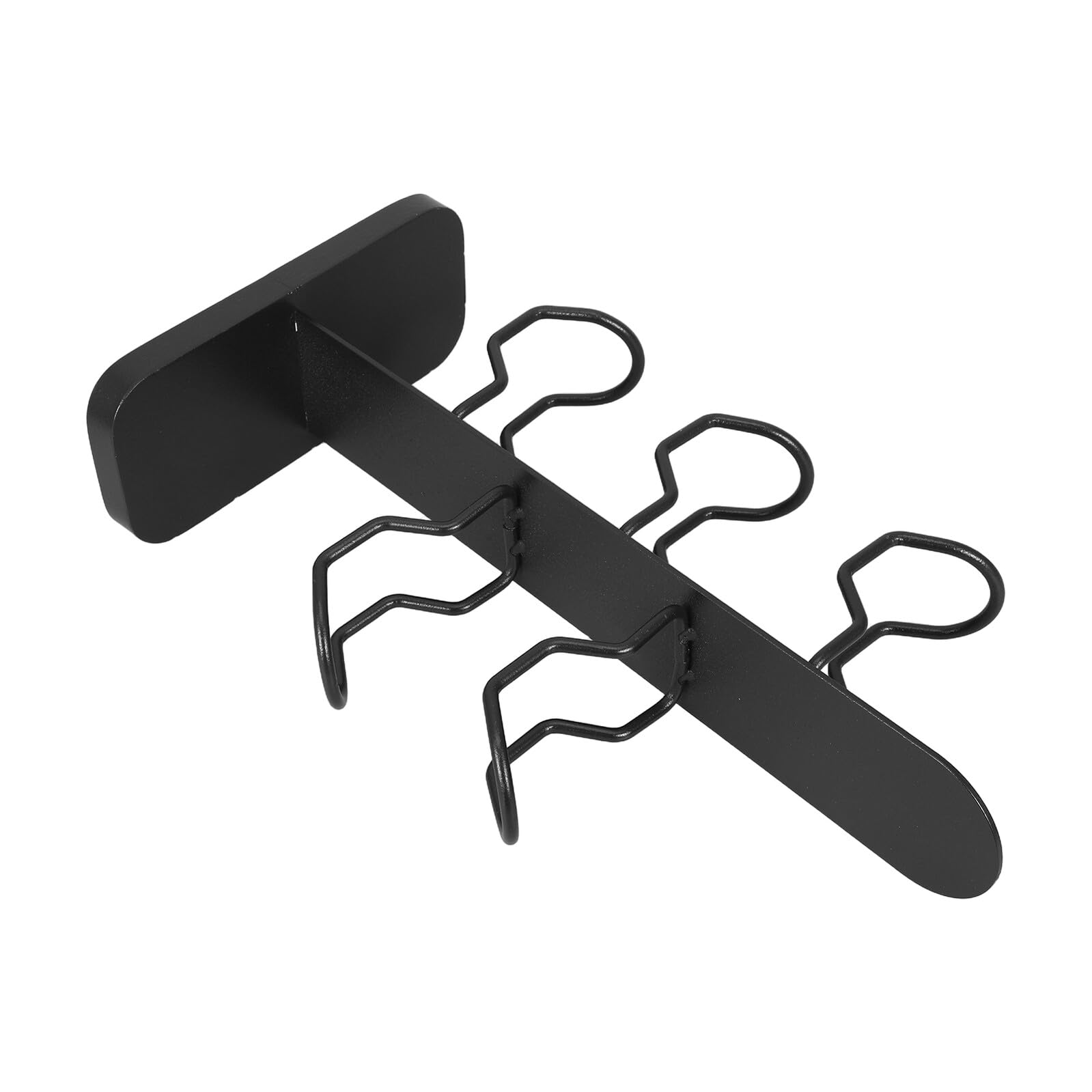LRXIYODE Support de Casque et Manette Gamer en Fer Noir, 3 Couches, Design Moderne et Épuré pour Bureau, Accès Rapide et Espace de Travail Organisé, pour Créativité