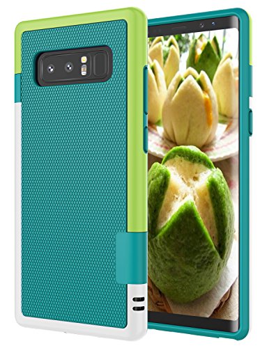Jeylly Galaxy Note 8 Funda, Note 8 Funda, [3 Color] Slim Hybrid Impact Rugged Soft TPU & Hard PC...