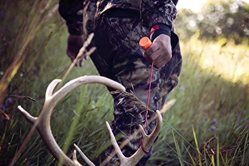 Buck Cuffs Deer Drag – Compact, Light Weight, Fast, Easy To Use Deer Handle, Game Dragger – 17” Cable – High Visibility Orange Handle - Made In The Usa #TOP6