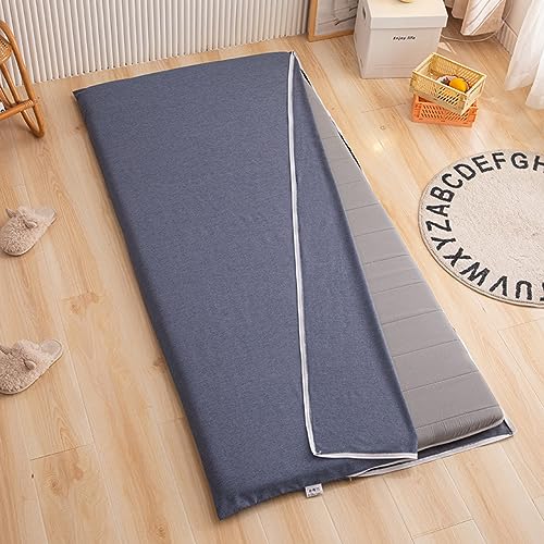 Funda de futón 100% algodón suave para Shikibuton tradicional, lavable a máquina con cremallera, cama tamaño Queen (150 x 200 cm), duradera y cómoda, esencial