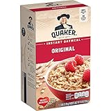 Quaker Instant Oatmeal, Original, Breakfast Cereal, 12 Packets