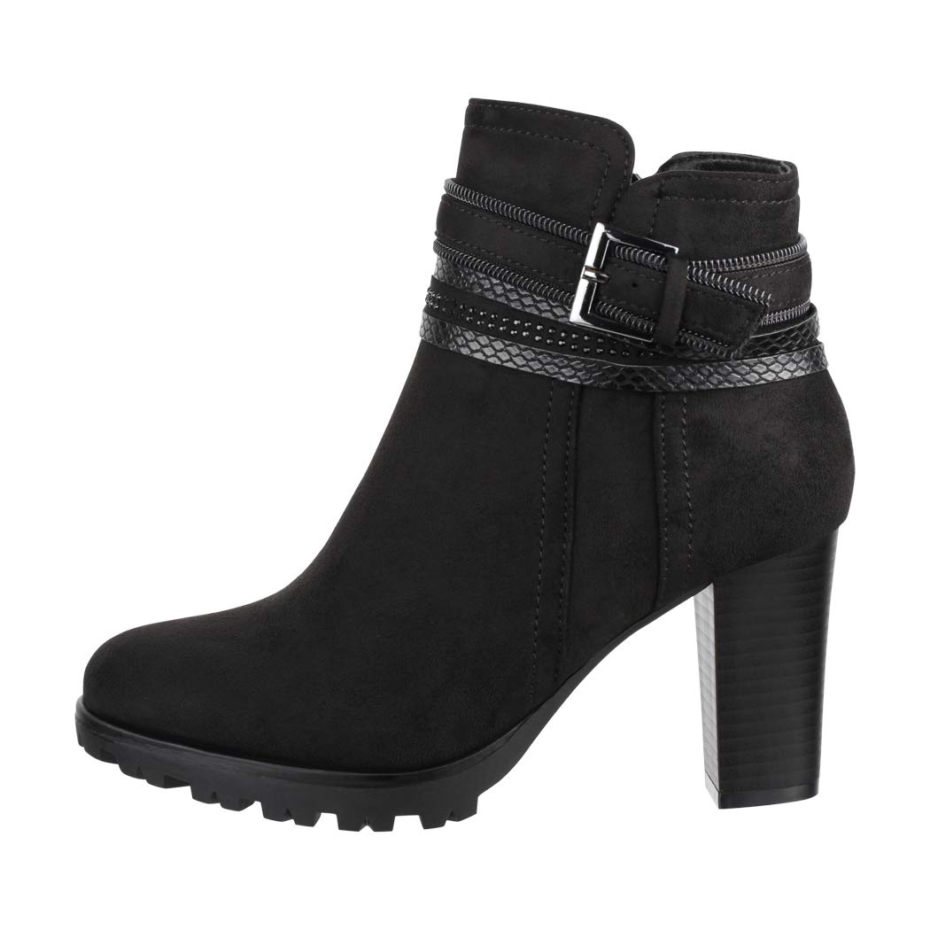 Elara Botines para Mujer Chunkyrayan