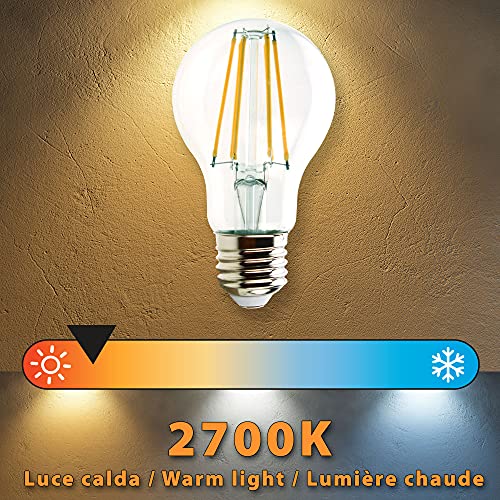 Velamp LB207C-27K Lampadina LED a filamento