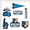 Bob Jones University 7ct Vinyl Large Deluxe Stickers Variety Pack - Laptop, Water Bottle, Scrapbooking, Tablet, Skateboard, Indoor/Outdoor - Set of 7 #2