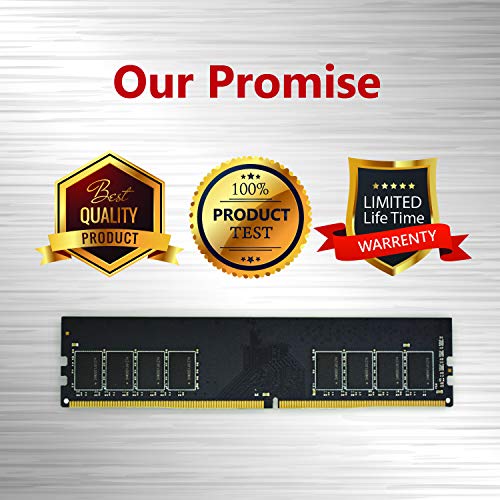 Gigastone DDR4 16GB (8GBx2) 2666MHz PC4-21300 CL19 1.2V UDIMM 288 Pin Unbuffered Non ECC for PC Computer Desktop Memory Module Ram Upgrade Kit