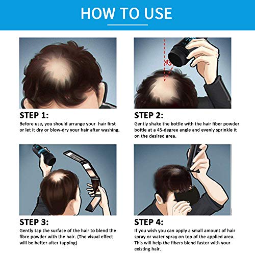 Elaimei HAIR FIBERS For Thinning Hair, Natural Formula Hair Fiber thumb #6