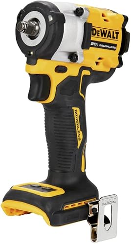 DEWALT ATOMIC 20V MAX* 3/8 pulgadas Llave de impacto inalámbrica con yunque de anillo de cerdo (solo herramienta) (DCF923B)