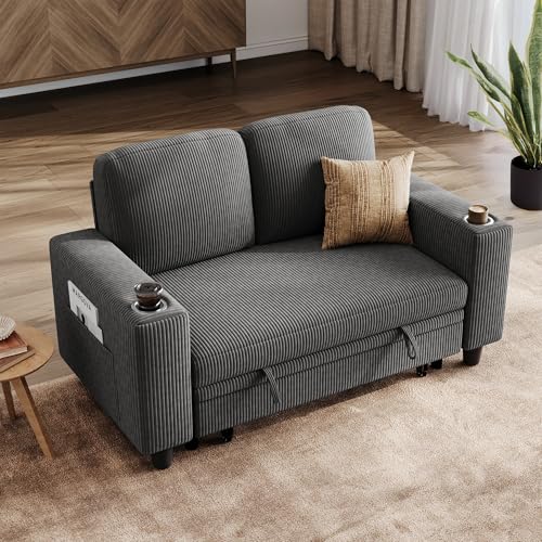 LINSY HOME Loveseat Sofa mit Stauraum – Bequemes...