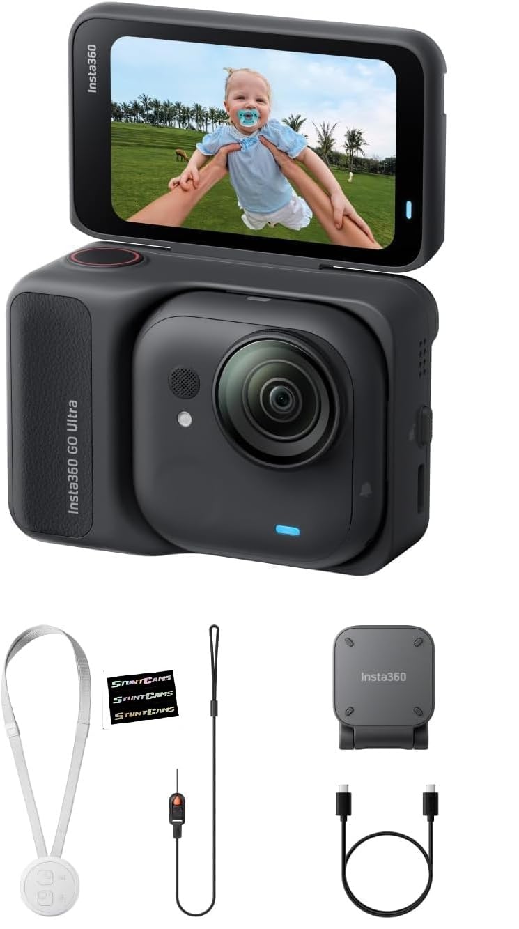 Amazon.com : Insta360 GO Ultra Standard Bundle Midnight Black