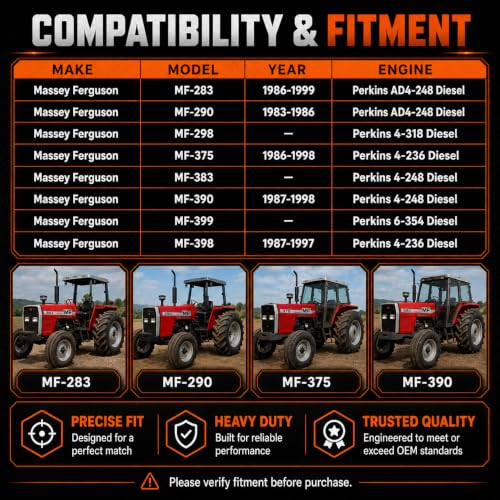 Nuevo Motor de Arranque de 12 Voltios para Massey Ferguson MF-283(1985-1999) MF-290(1983-1986) MF-298(1983-1986), 18289 104-277 110565 S-8837 260-62164 18289N S13-73 LRS00232 2873D001 718289 STR25019-1 año de soporte miniatura 4