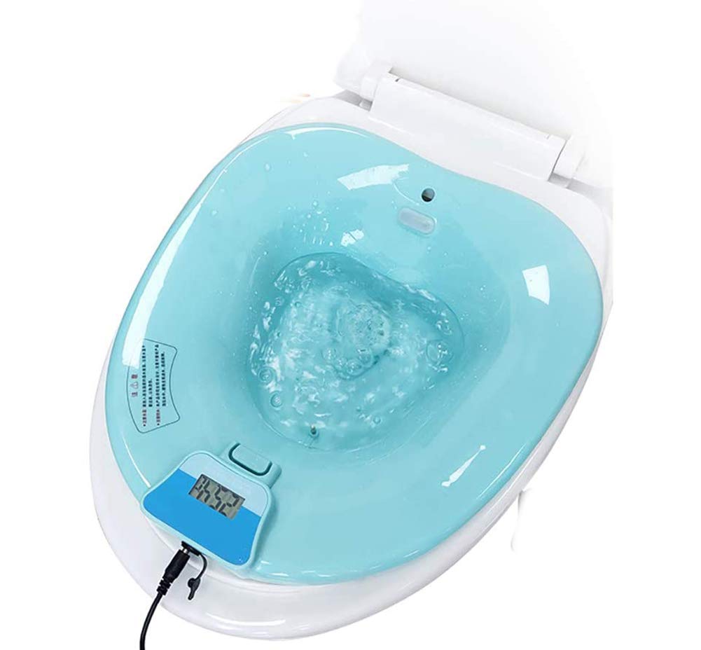 Buy Electric Sitz Bath with Flusher and Fumigation, Foldable Sitz Bath