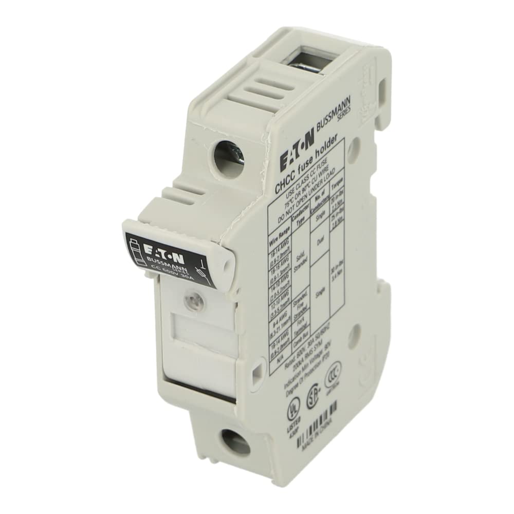 CHCC1DIU | BUSSMANN 1P 10X38 MFH 30A 600V Class CC Indicator